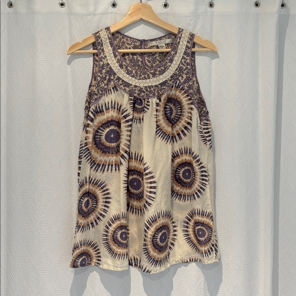 Nougat London silk top -